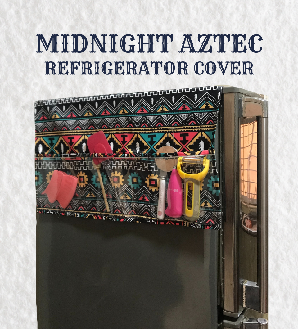Midnight Aztec Printed Kitchen Cover Set