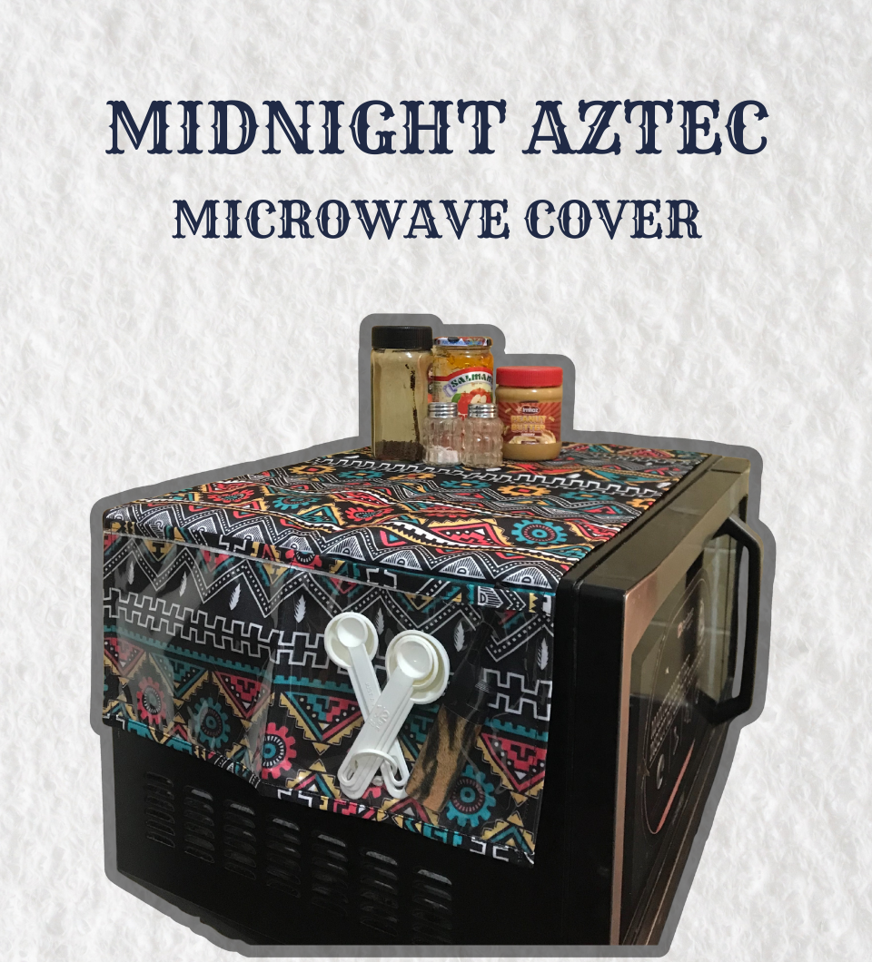 Midnight Aztec Printed Kitchen Cover Set