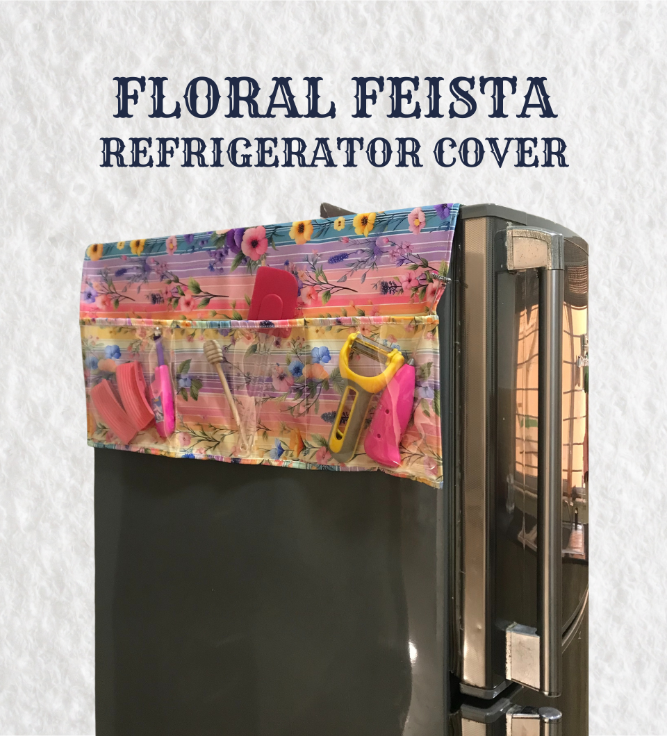 Floral Feista Printed Kitchen Cover Set