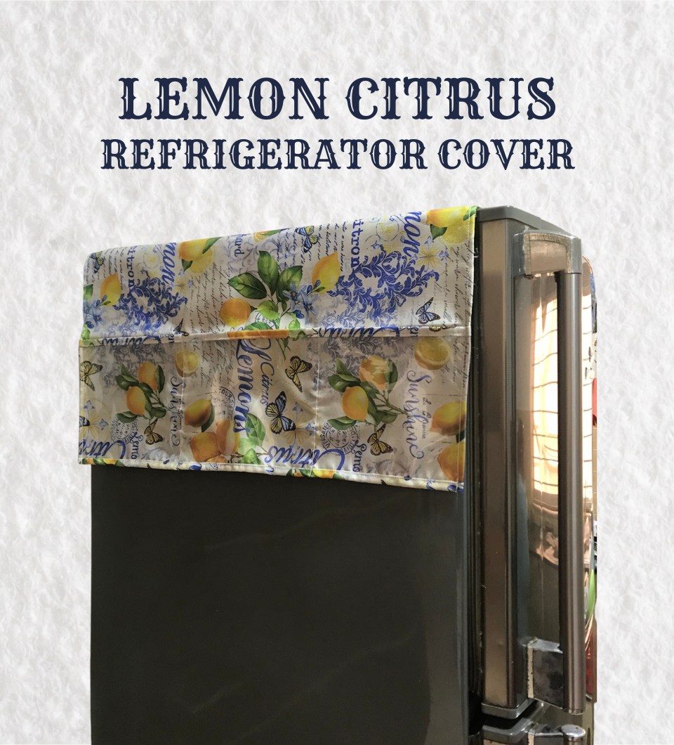 Lemon Citrus Printed Kitchen Cover Set