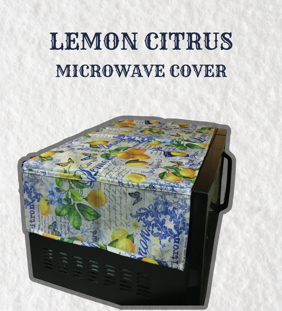 Lemon Citrus Printed Kitchen Cover Set