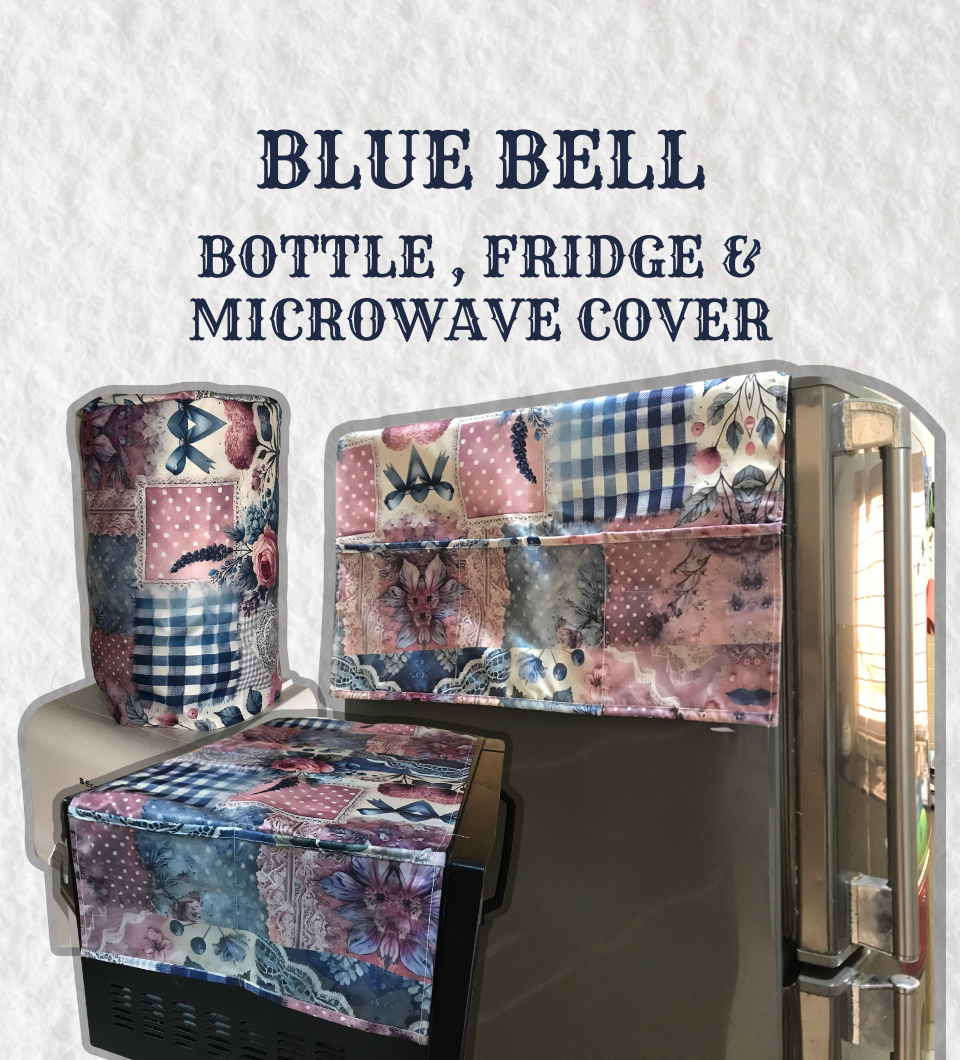 Blue Bell Printed Kitchen Cover Set