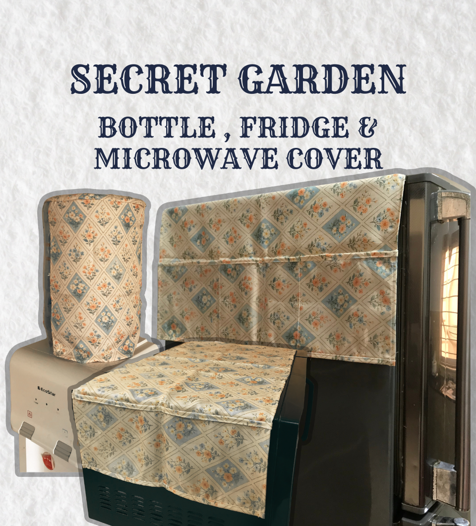 Secret Garden Printed Kitchen Cover Set