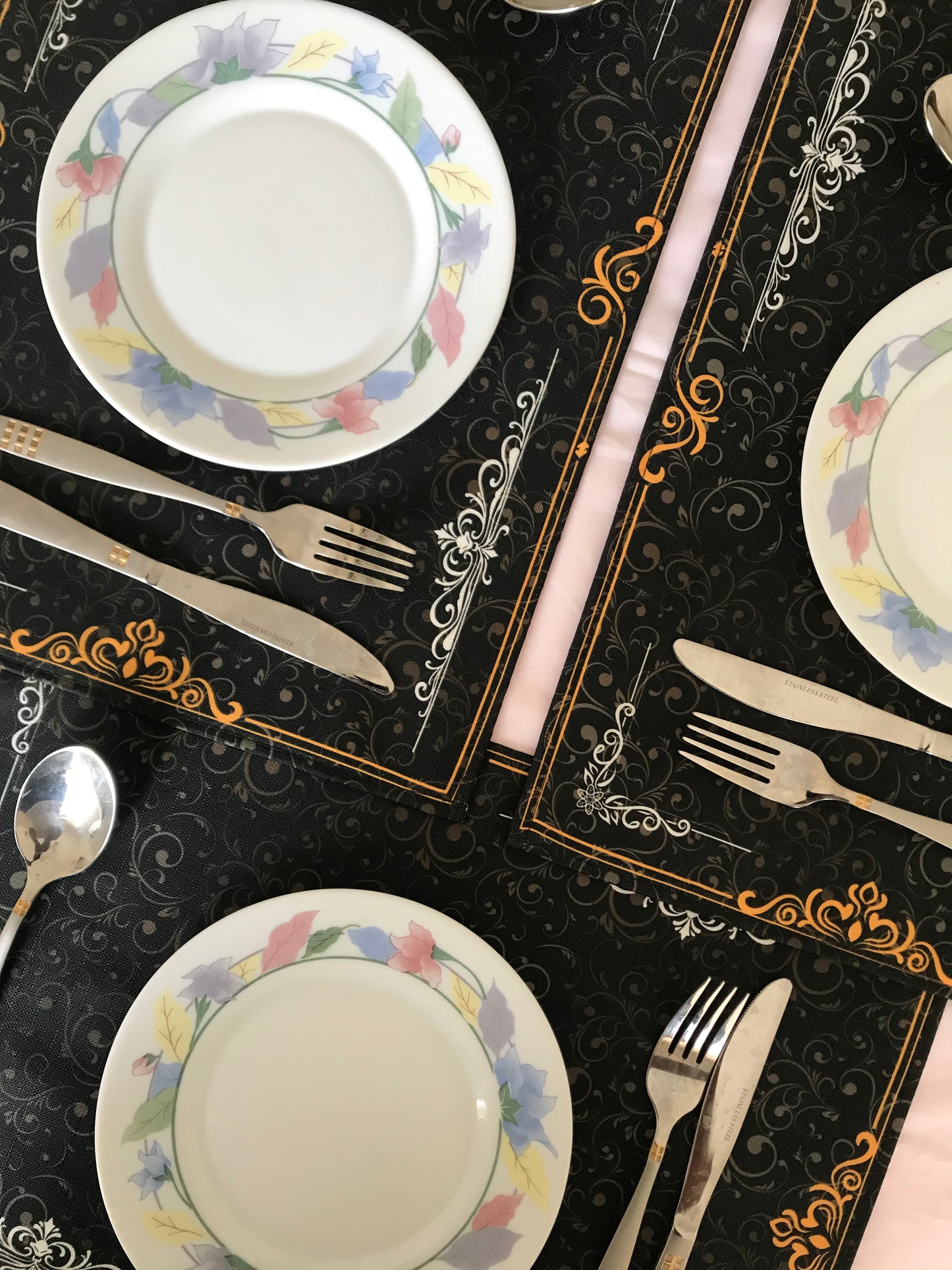 Emerald & Gold - Canvas Table Mat