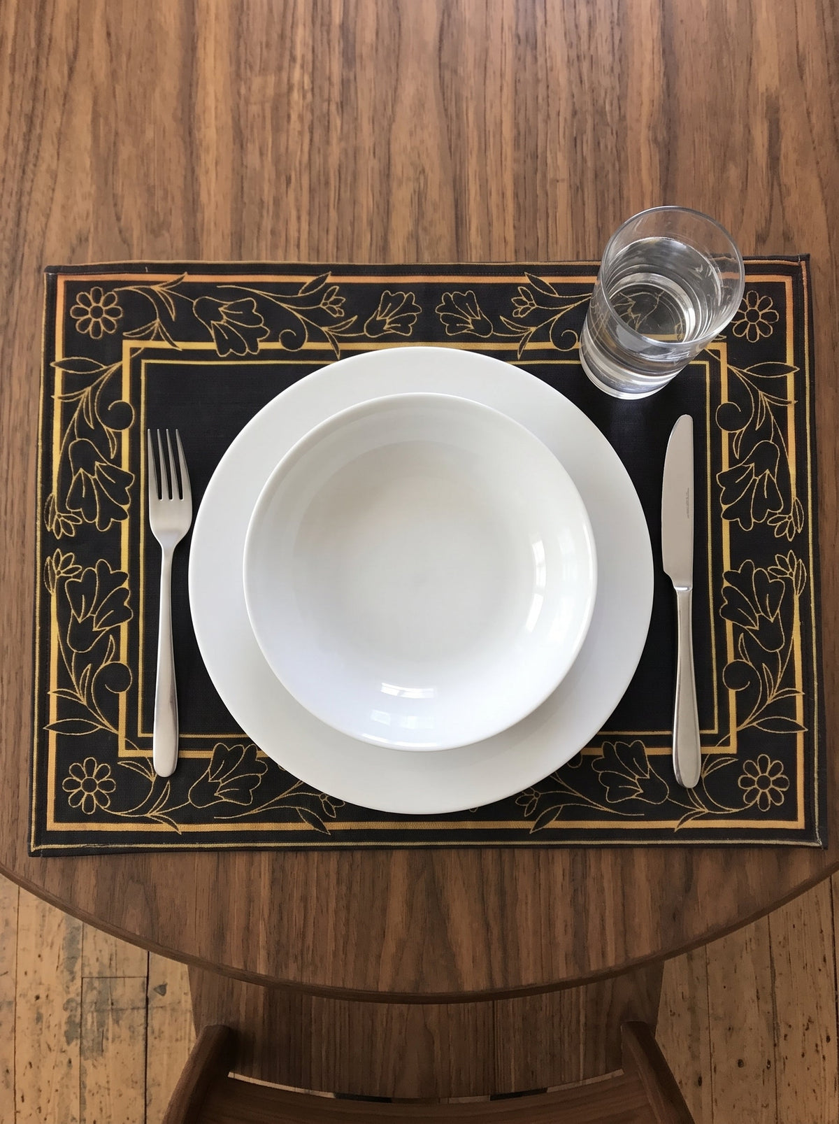 Golden Botanical - Canvas Table Mat