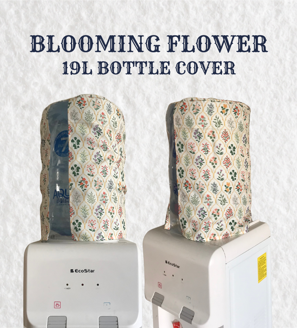 Blooming Flower Printed Kitchen Cover Set