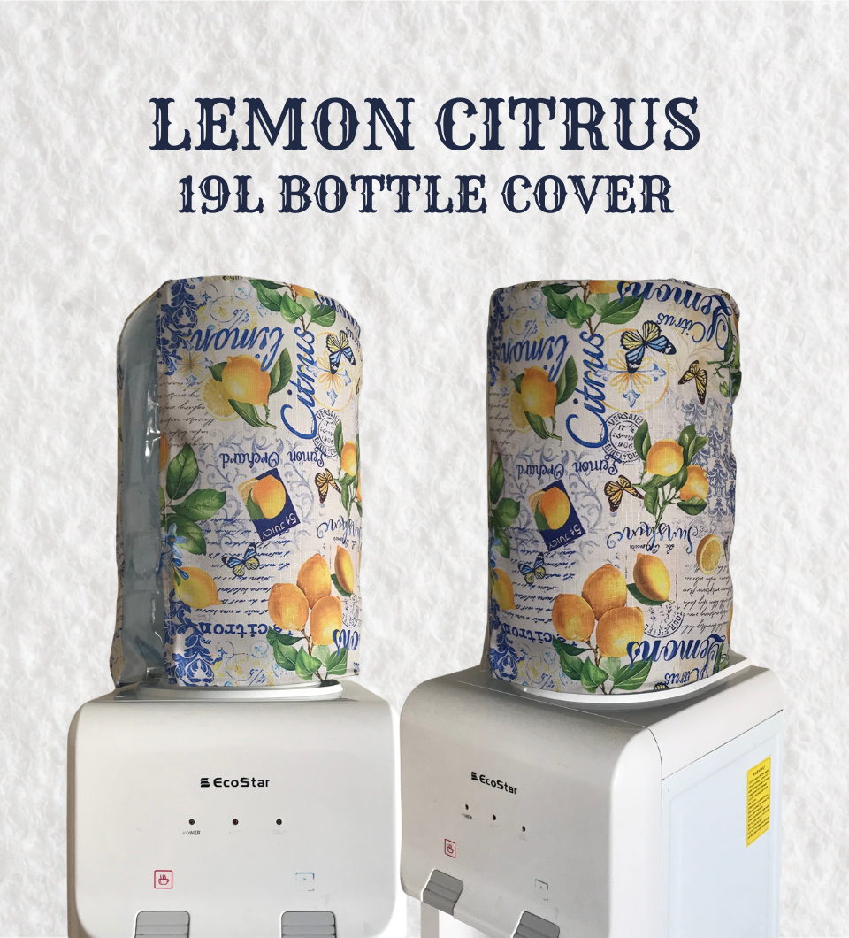 Lemon Citrus Printed Kitchen Cover Set